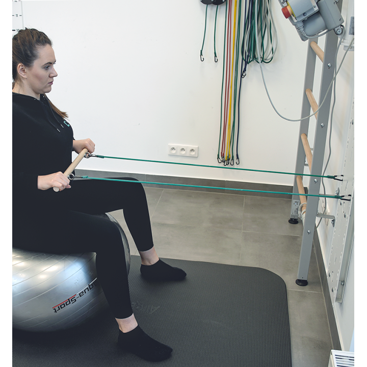 Przykład zastosowania drążka drewnianego