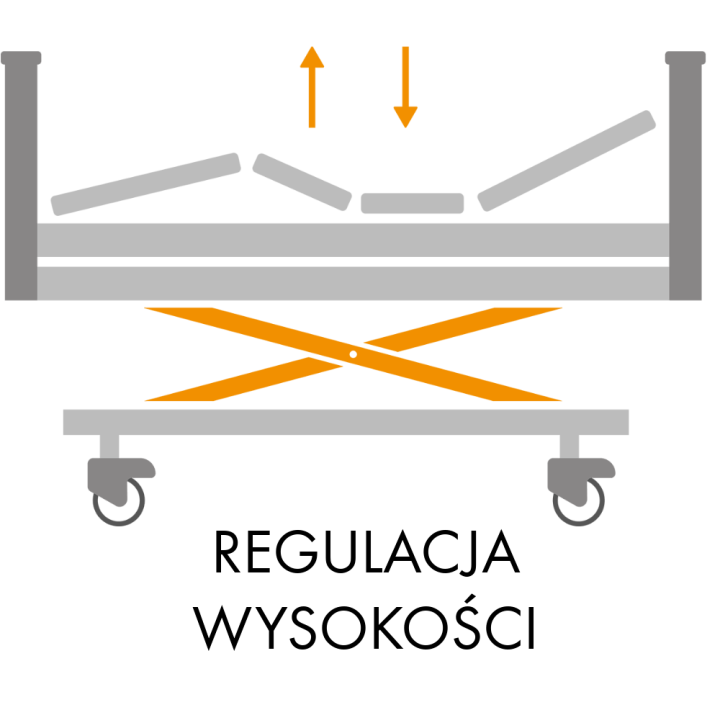 Łóżko rehabilitacyjne Elbur PB 526