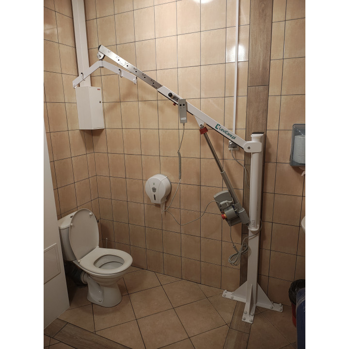 Słupek do podnośnika LeviCare Q140 montowany do podłogi